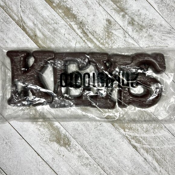 Retro Brown Plastic "KEYS" Wall Hanging Key Rack Organizer w/‎ Hooks -NIP - Picture 3 of 14